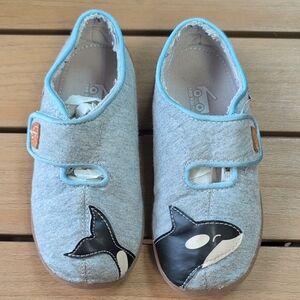Bobux Grey Whale Kids Slippers